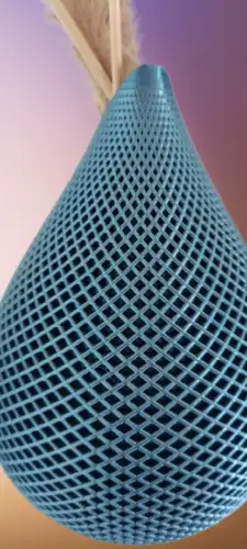 Faites vibrer votre déco : vase tricolore pour fleurs éternelles